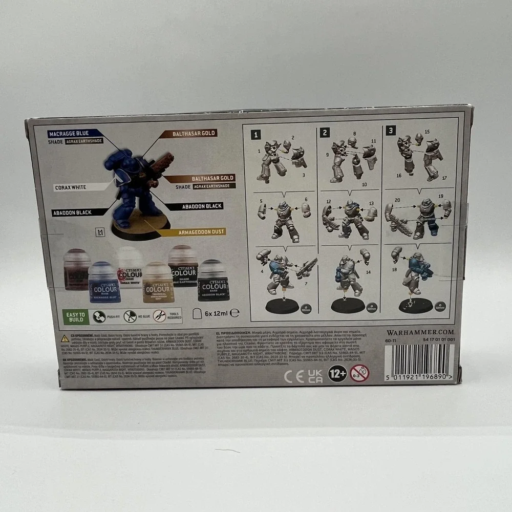 Games Workshop Warhammer 40,000 Space Marines Infernus Marines +‎ Paints Set New